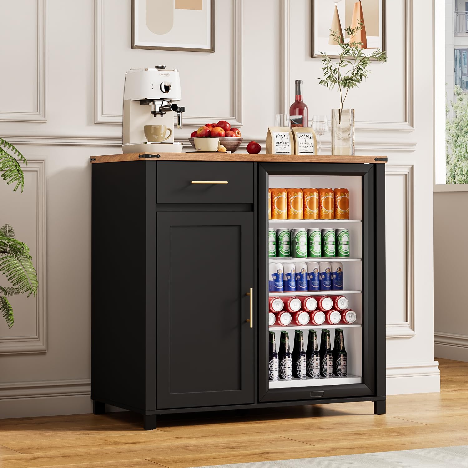 Home Bar And Fridge - Szafka barowa 39