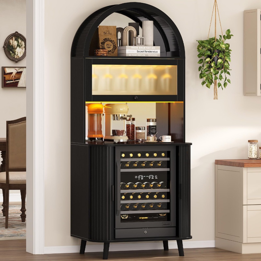 Home Bar And Fridge - Szafa na wino, wysoka szafa barowa