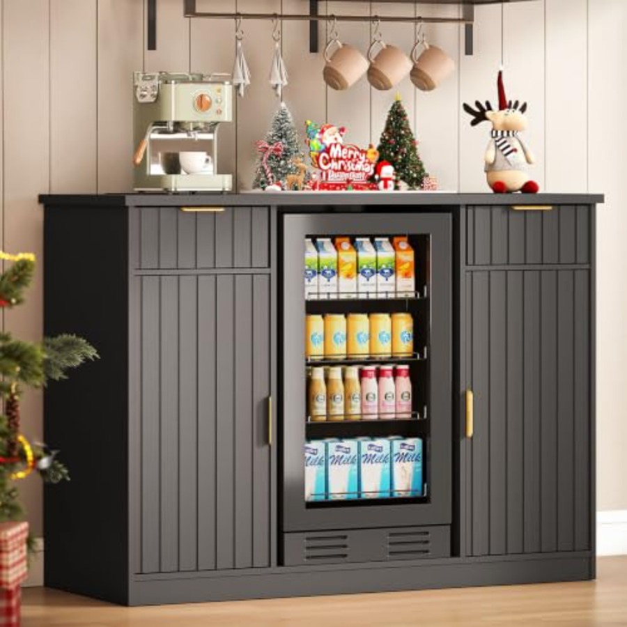 Home Bar And Fridge - Szafka barowa 53 cm z miejscem