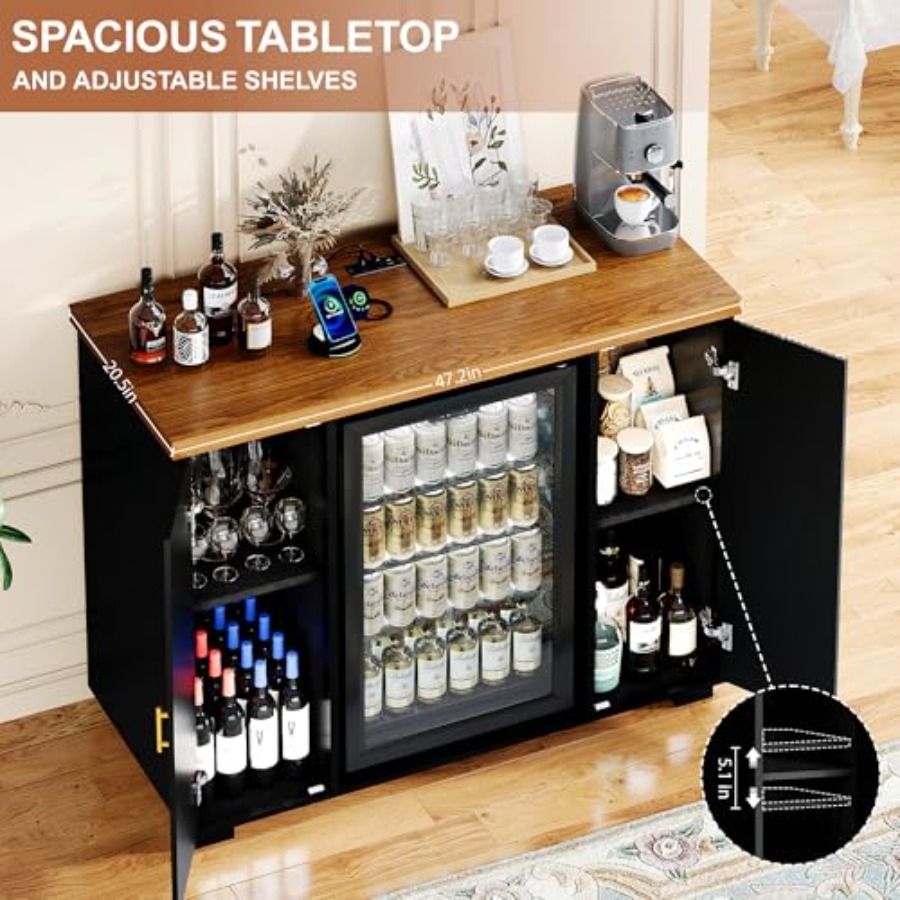 47-calowy szafek barowy z rowk – Home Bar And Fridge recenzja i cena