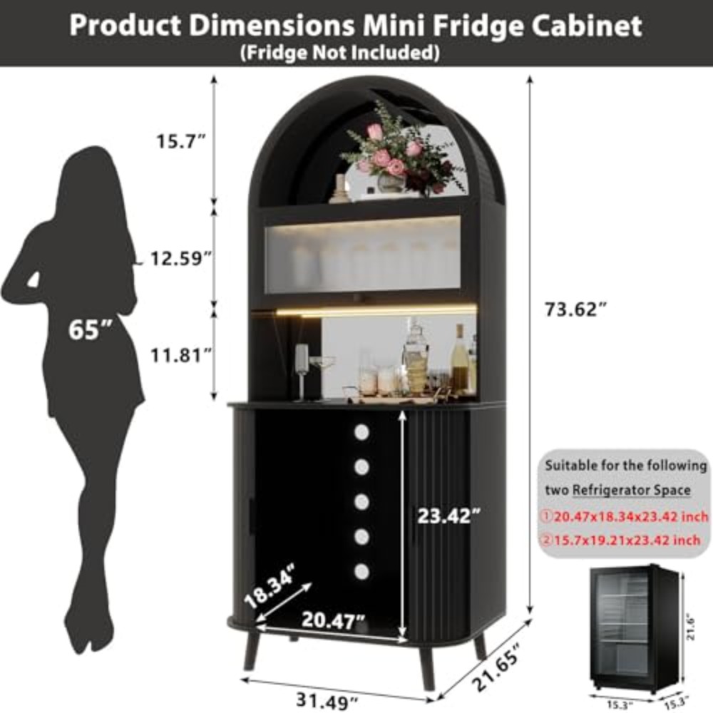 Szafa na wino, wysoka szafa ba – Home Bar And Fridge recenzja i cena