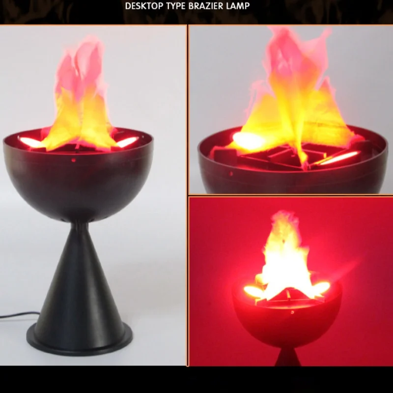 Lampa 3D z efektem płomienia,  – Home Bar Accessories recenzja i cena