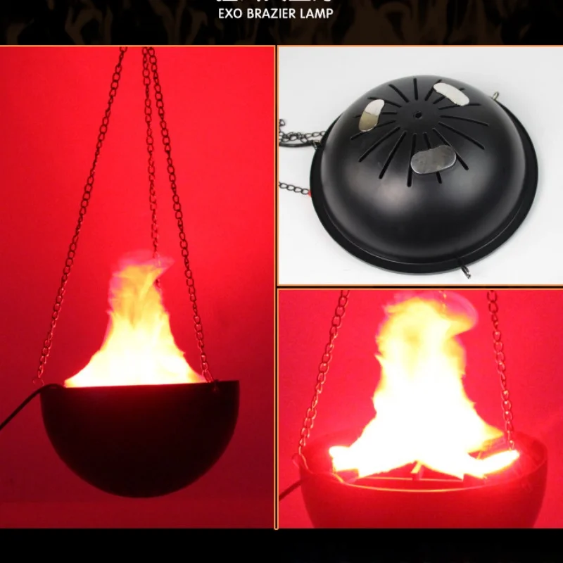 Lampa 3D z efektem płomienia,  – Home Bar Accessories recenzja i cena