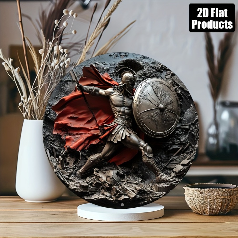 Okrągły obrazek w stylu wojown – Home Bar Accessories recenzja i cena