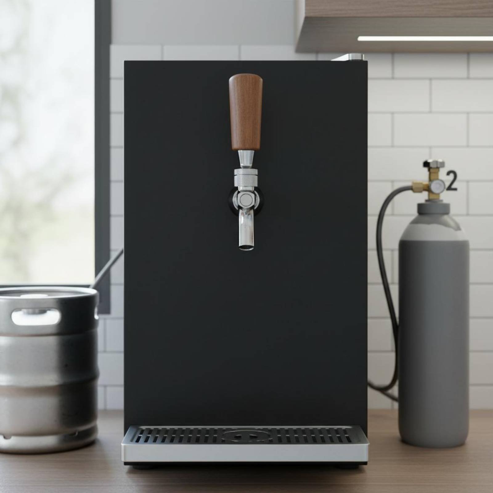 Krótki drewniany uchwyt do kra – Home Bar Accessories recenzja i cena