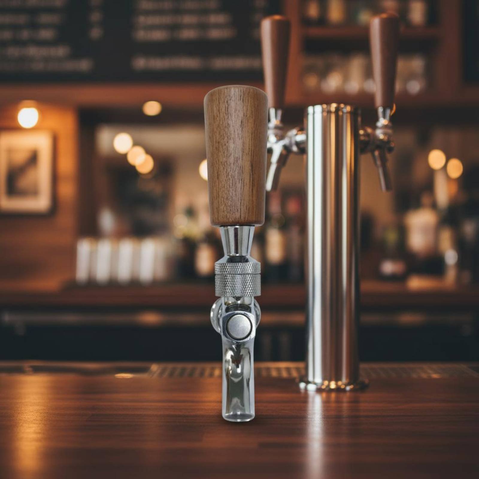 Krótki drewniany uchwyt do kra – Home Bar Accessories recenzja i cena