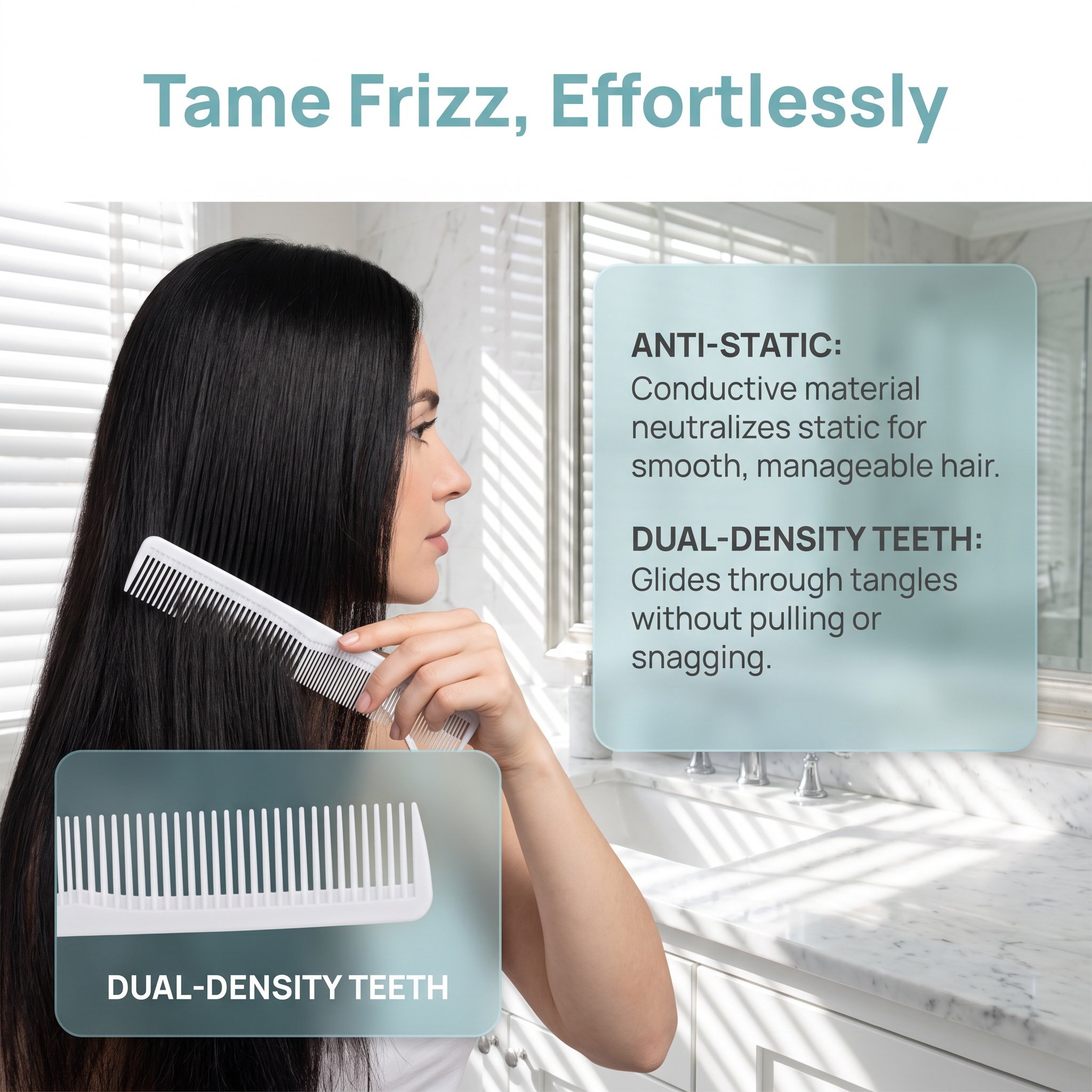 Dwustronny antystatyczny grzeb – Home Barber recenzja i cena